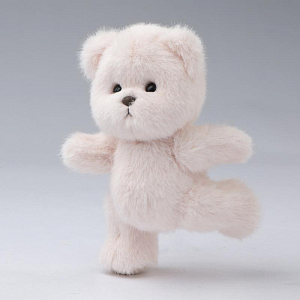 Медведь Lina TeddyTales, розовая пудра, длинная шерсть, S, 20 см